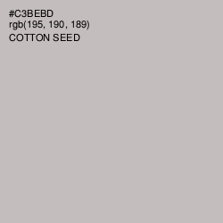 #C3BEBD - Cotton Seed Color Image